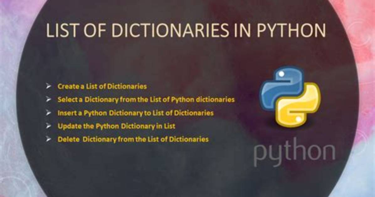 Python List of Dictionaries Search