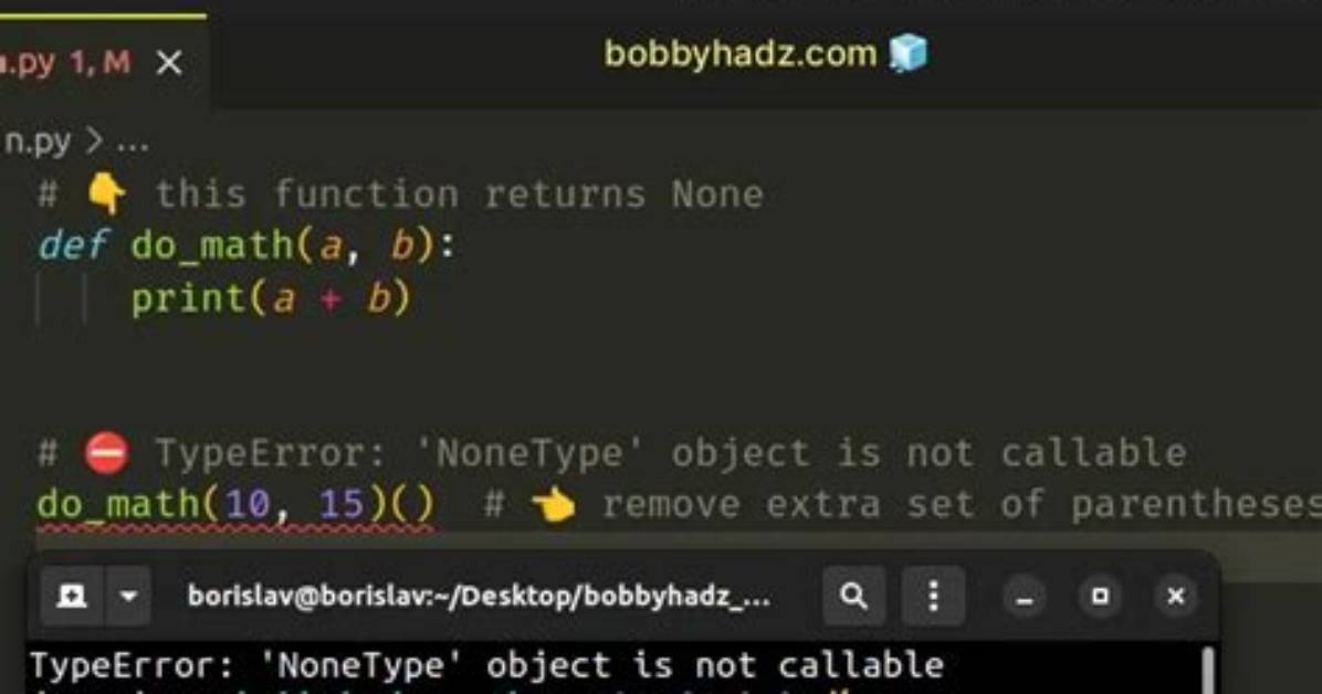 Python Math - Typeerror: 'Nonetype' Object Is Not Subscriptable