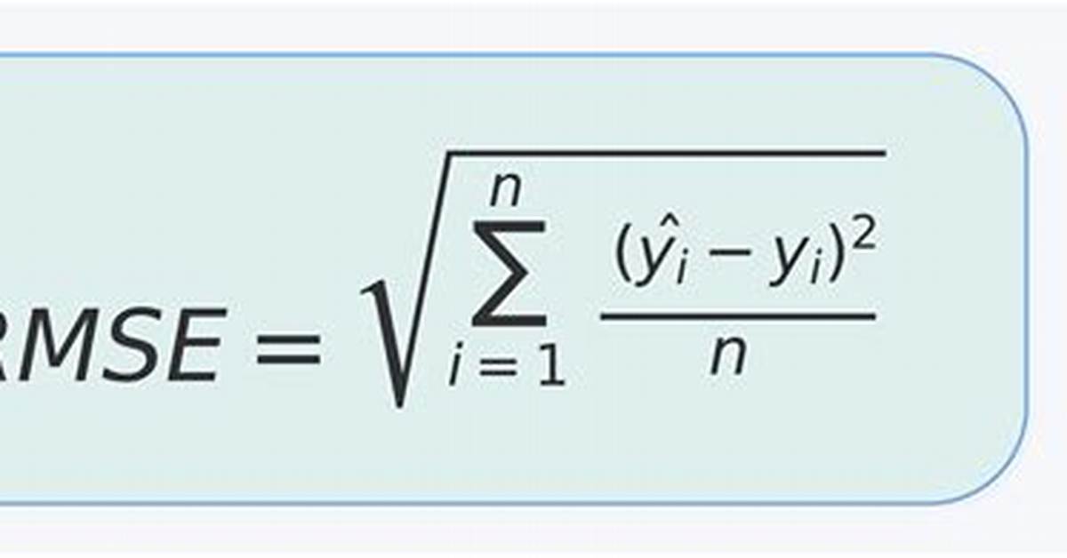 Python Pandas: Simple Example of Calculating Rmse from Data Frame