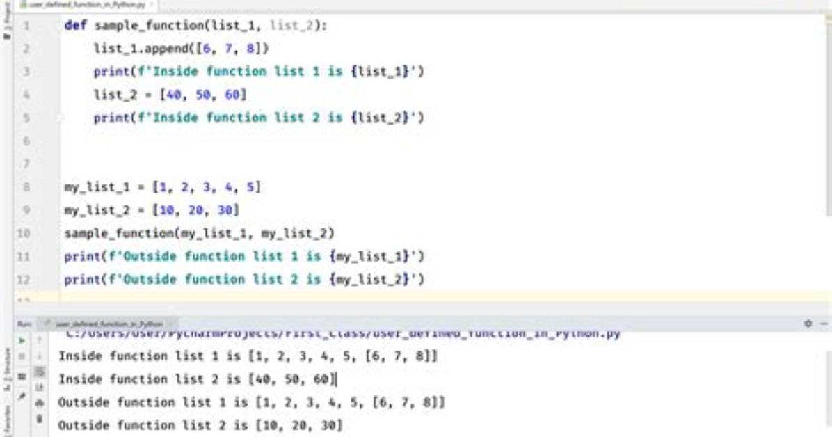 Python: Passing Variables Between Functions