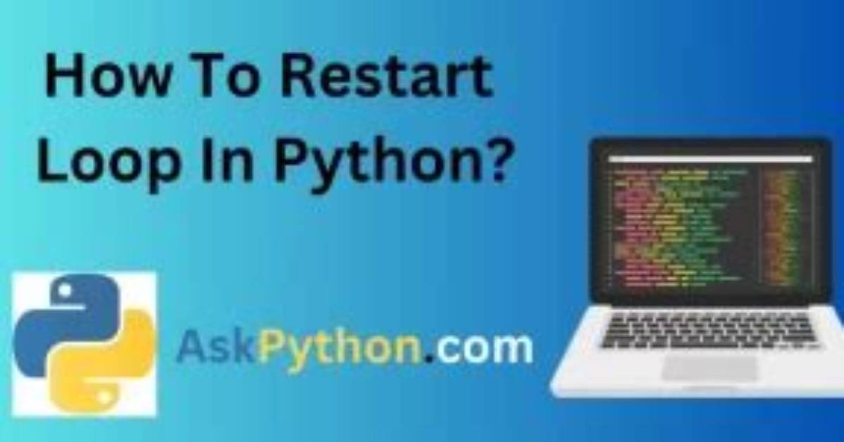 Python: Restarting a Loop