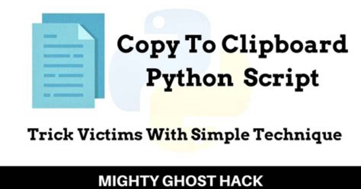 Python Script to Copy Text to Clipboard [Duplicate]
