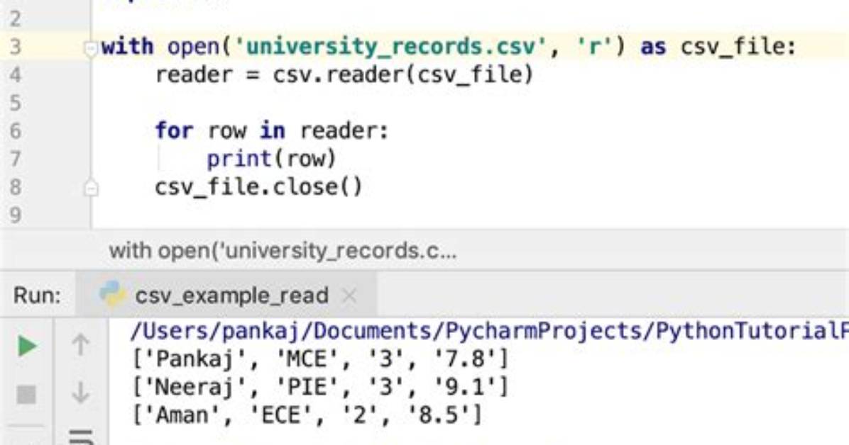 Python: Searching Csv and Return Entire Row