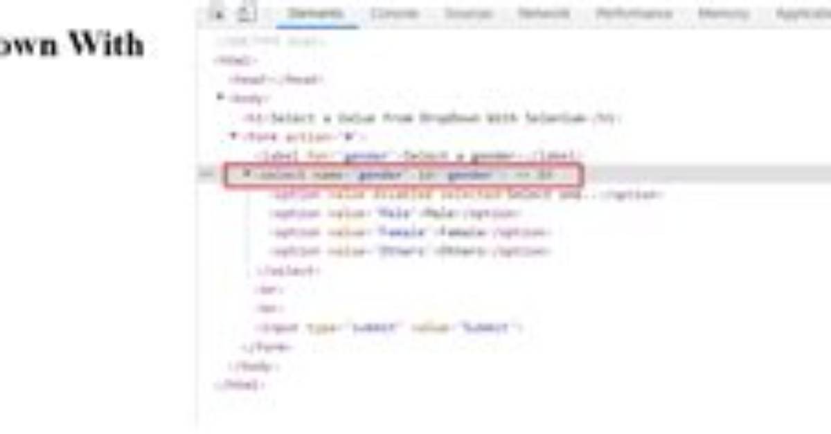 Python Selenium: Get Values from Dropdown List