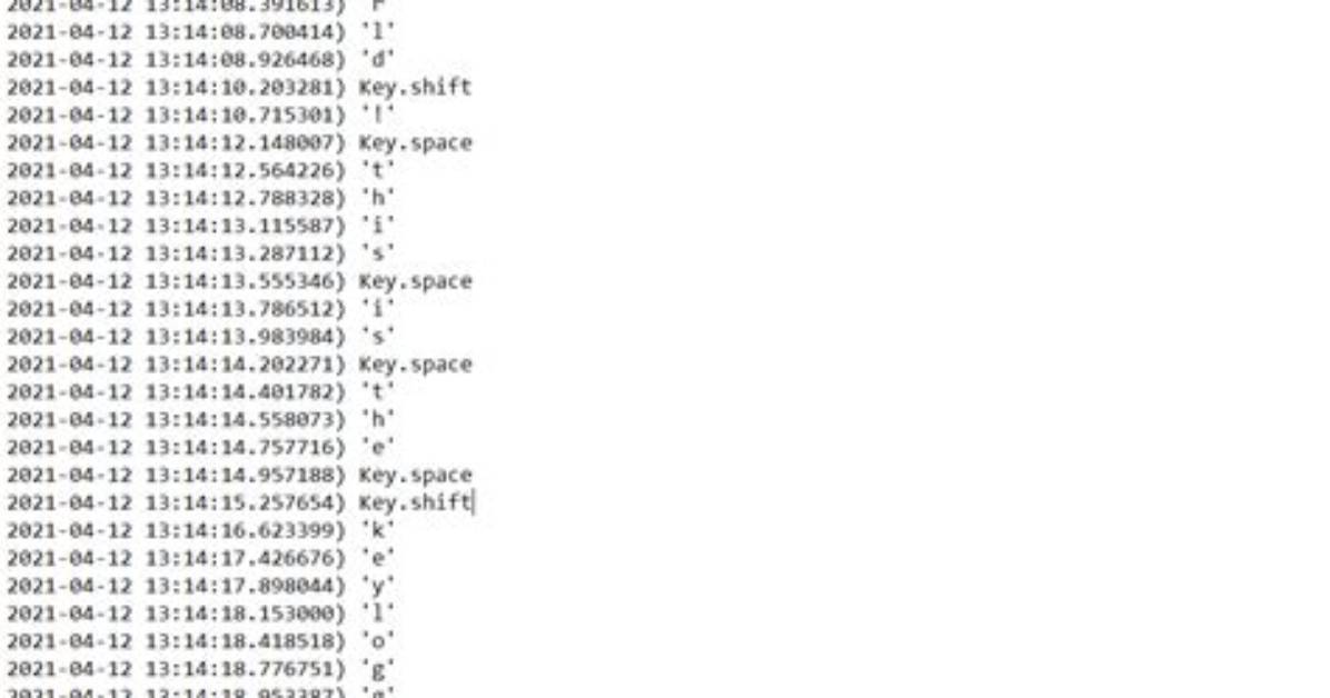 Python/Spy. Keylogger. Ga