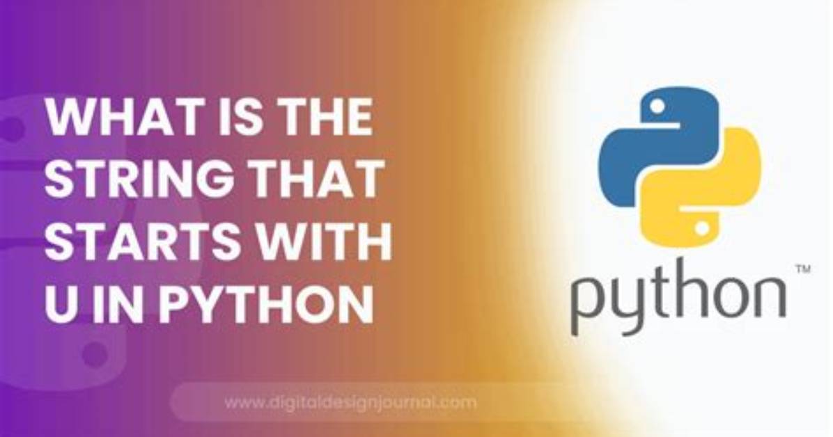 Python String Prints as [U'string']