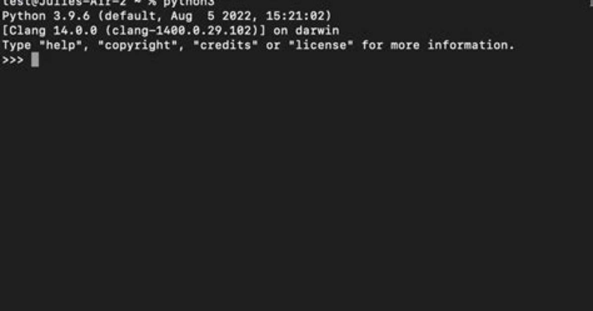 Python Through Command Terminal, Creating Functions?