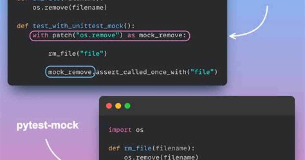 Python Unittest - Mock vs Patch