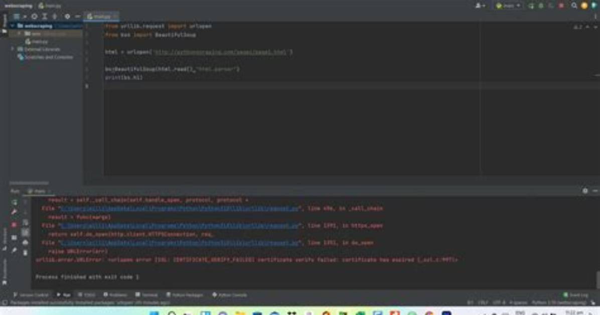 Python Urllib Urlopen Not Working