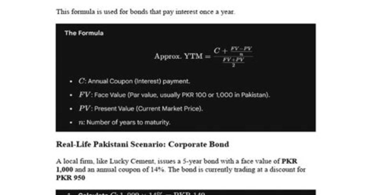 Python - Yield to Maturity (Finance - Bonds)