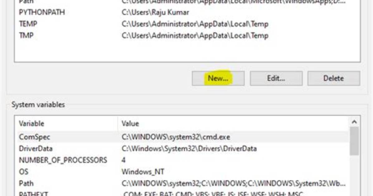 Pythonpath Environment Variable