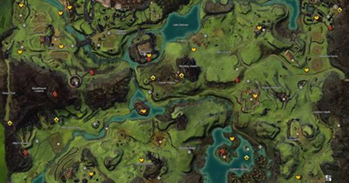 Queensdale Map Guild Wars 2