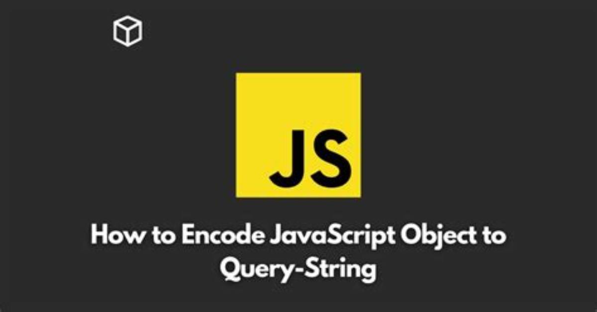 Query-String Encoding of a Javascript Object