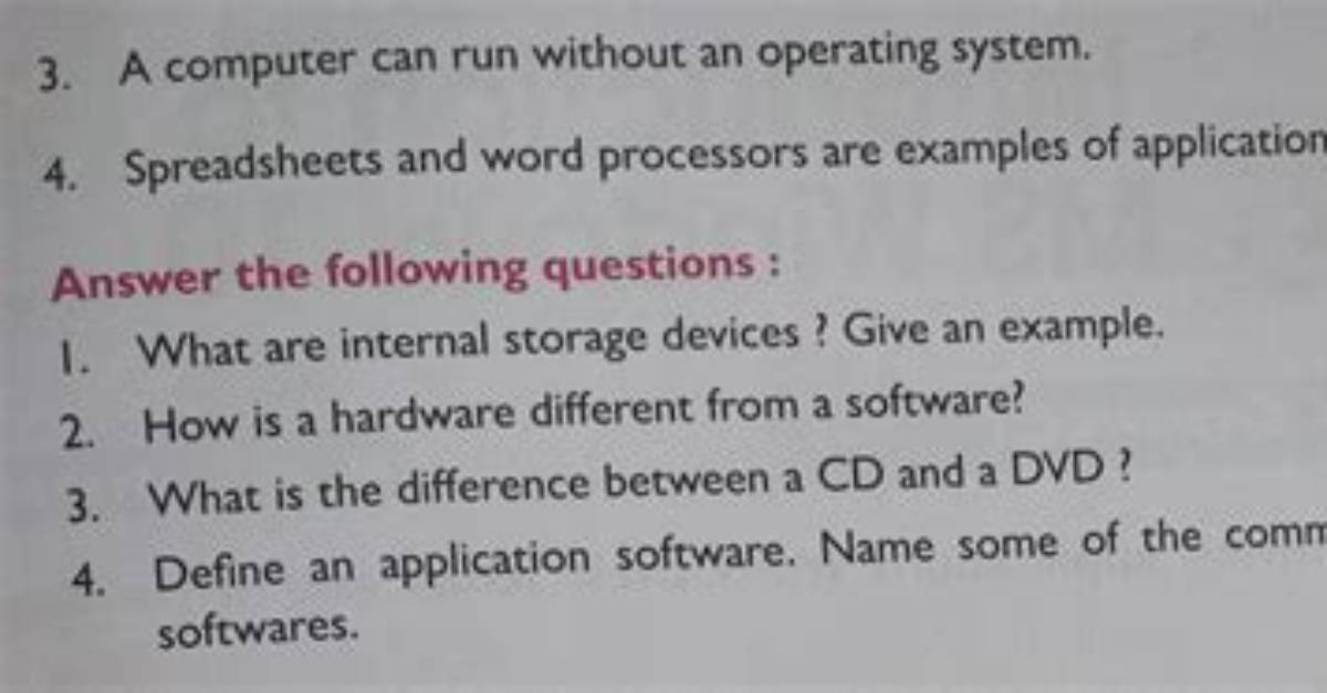 Question: Can a Computer Run Without Operating System?