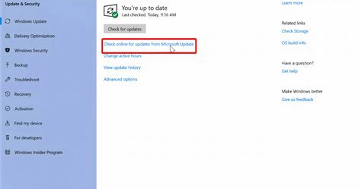 Question: Can I Manually Update Windows 10?