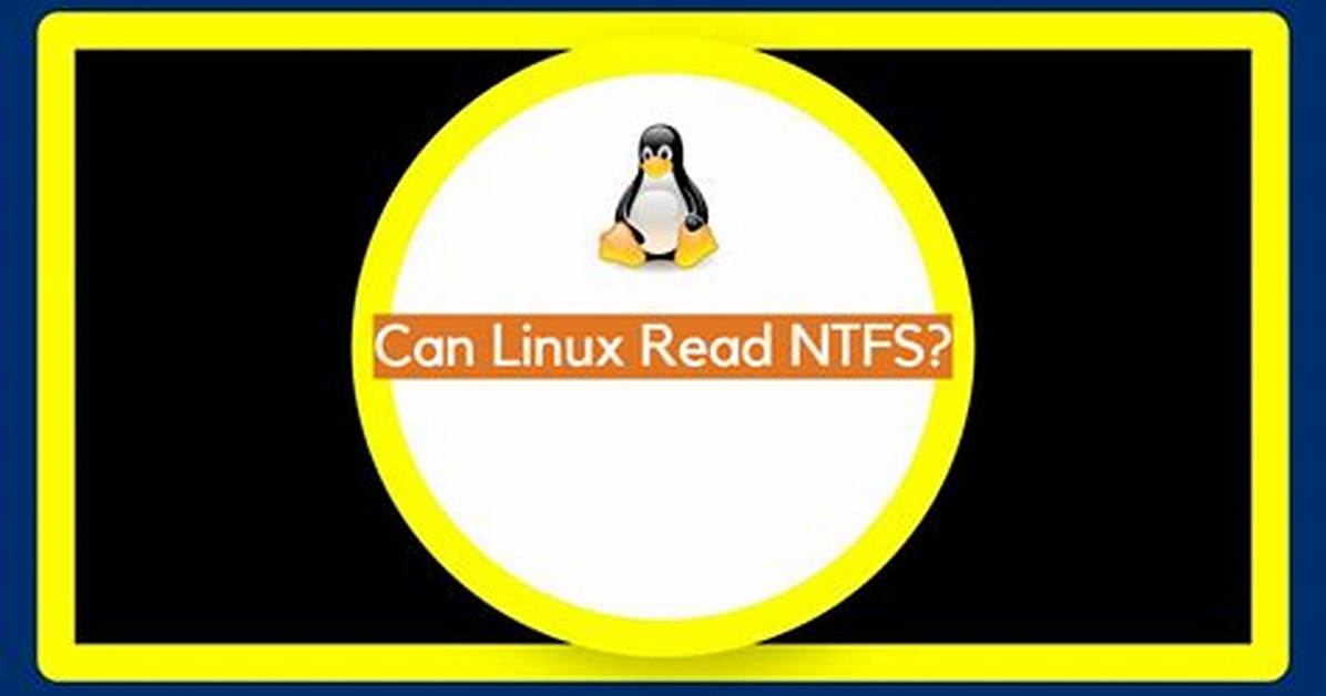 Question: Can Linux Work with Ntfs?