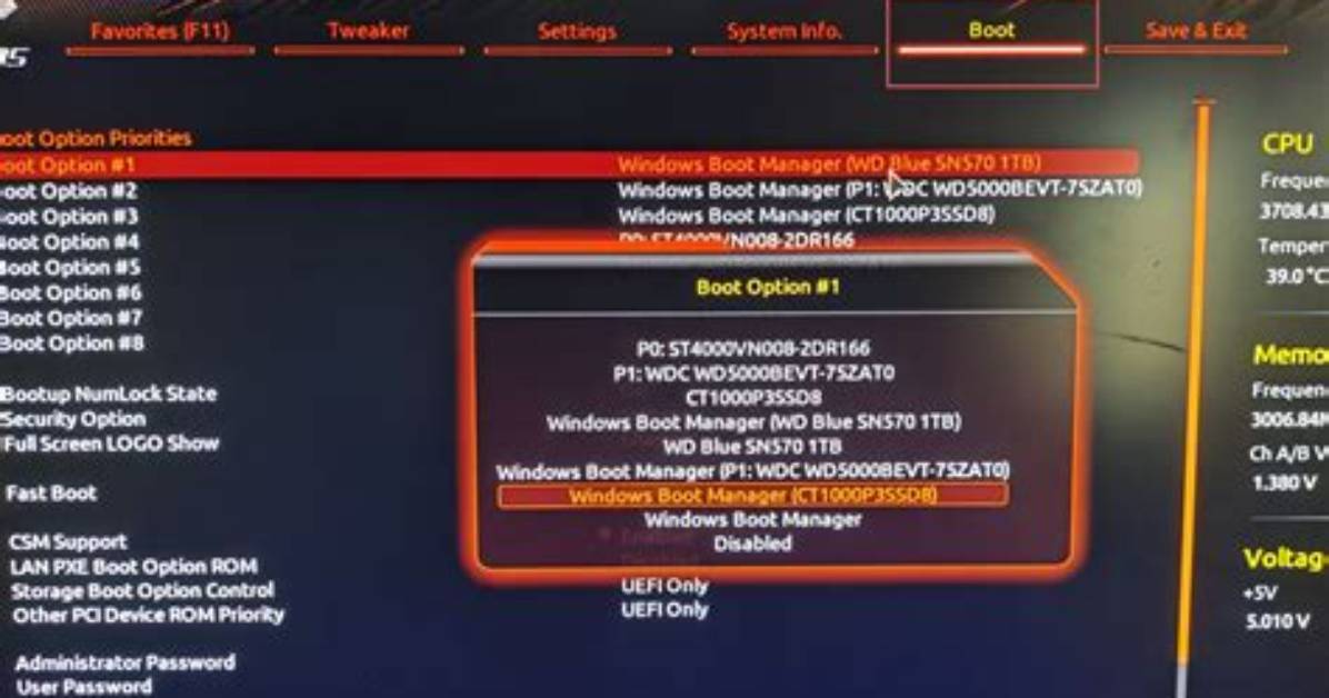 Question: Can’t Access Bios After Installing Ssd?