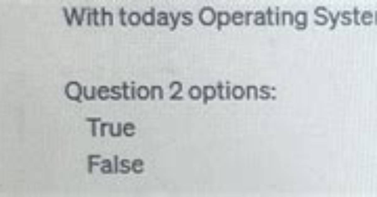 Question: Can You Run Two Operating Systems on One Computer?