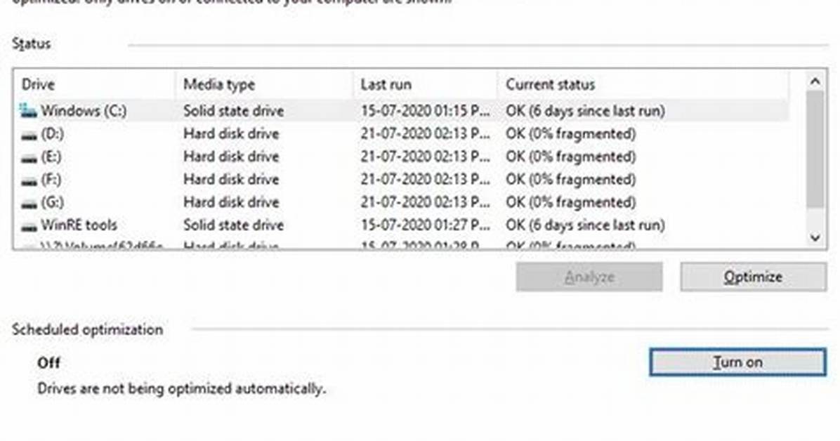 Question: Does Windows 10 Automatically Optimize Ssd?