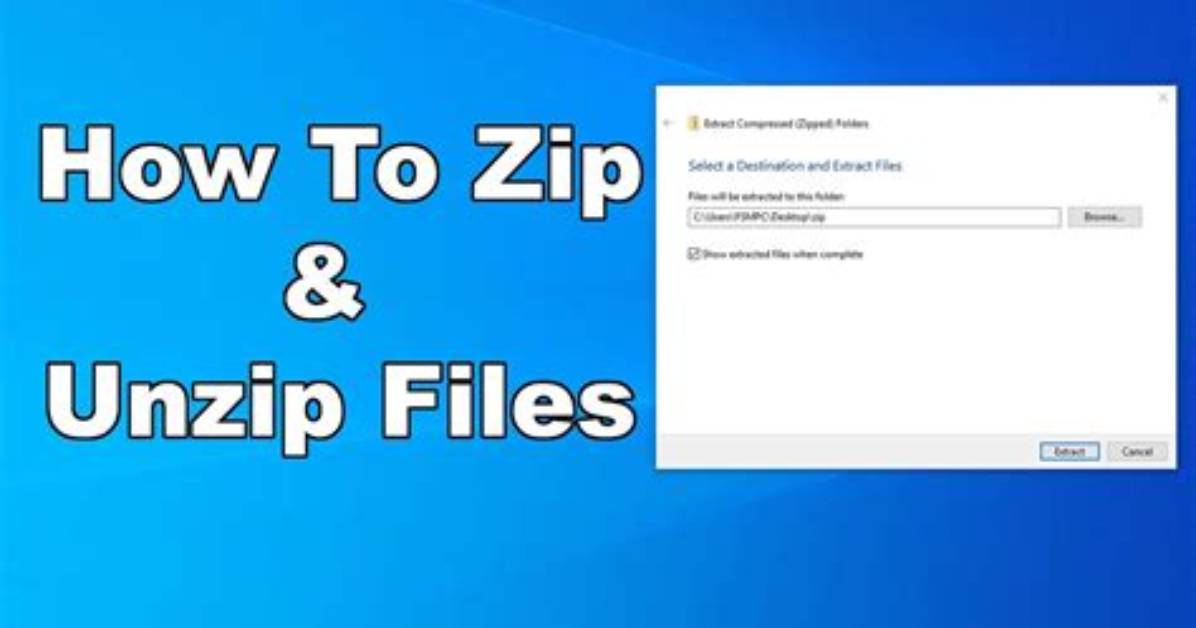 Question: Does Windows 10 Automatically Unzip Files?
