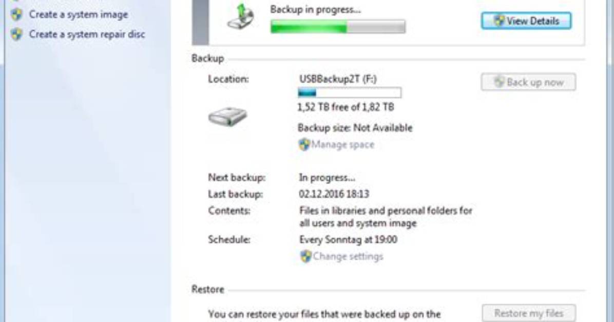 Question: Does Windows 7 Have a Backup Program?