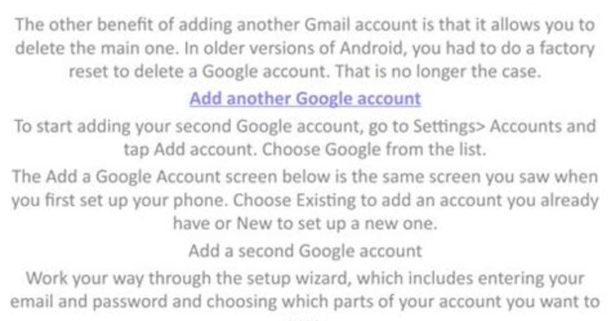 Question: How Do I Add Another Gmail Account to My Android?