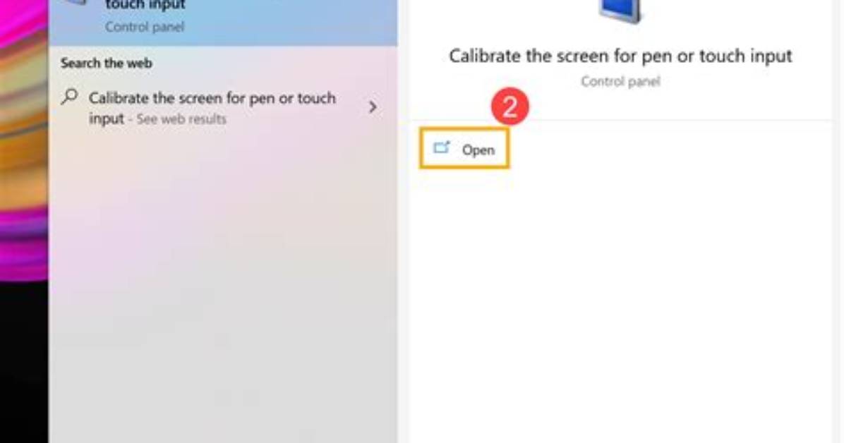 Question: How Do I Calibrate My Touch Screen Windows 7?
