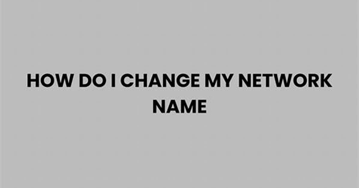 Question: How Do I Change My Network Type in Windows 10?
