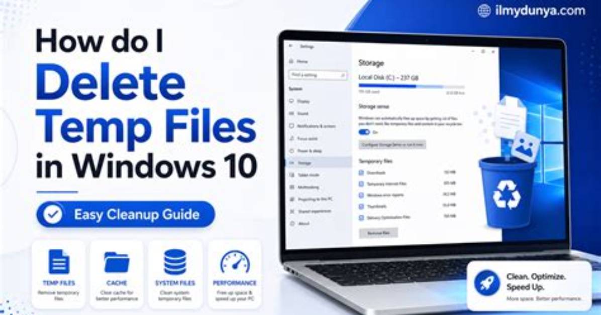 Question: How Do I Delete Temp Files from C Drive Windows 7?
