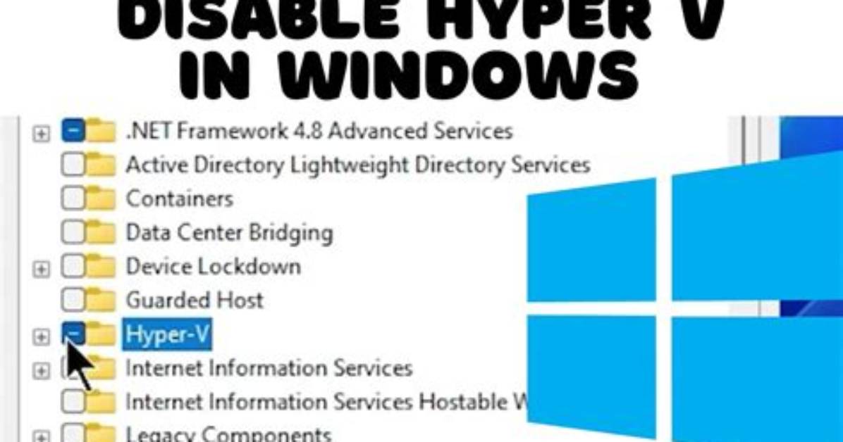 Question: How Do I Disable Hyper v in Windows 10?