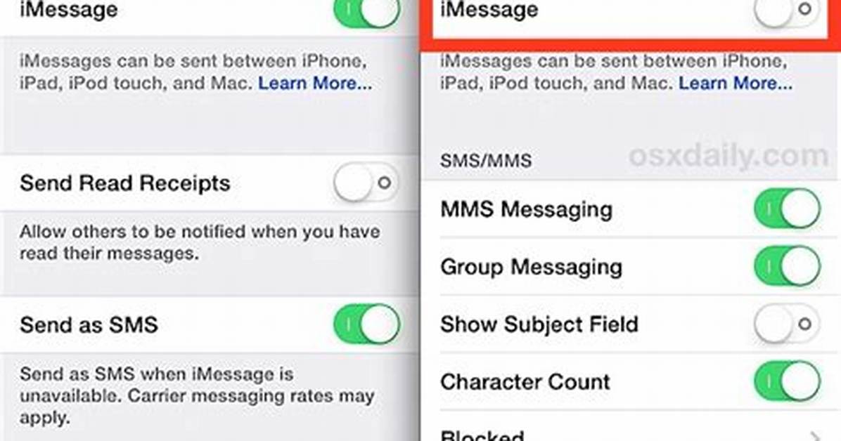 Question: How Do I Disable iMessage on Android?