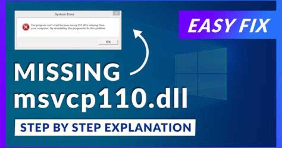 Question: How Do I Fix Msvcp110 Dll Missing in Windows 7?