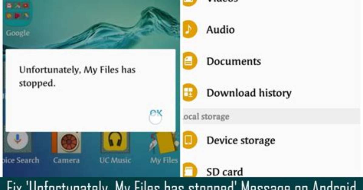 Question: How Do I Fix Unfortunately File Manager Has Stopped on Android?