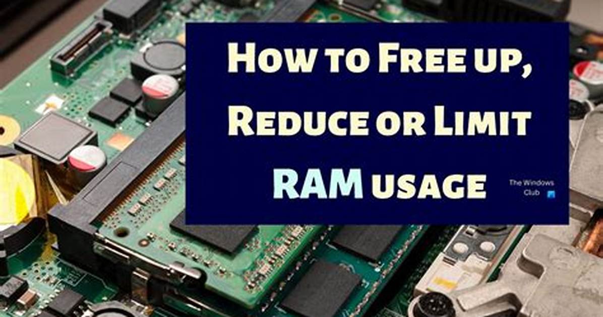 Question: How Do I Free up Ram on Windows 8?