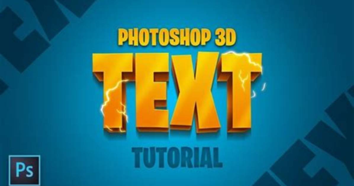Question: How Do I Make Text 3D in Photoshop Cc?
