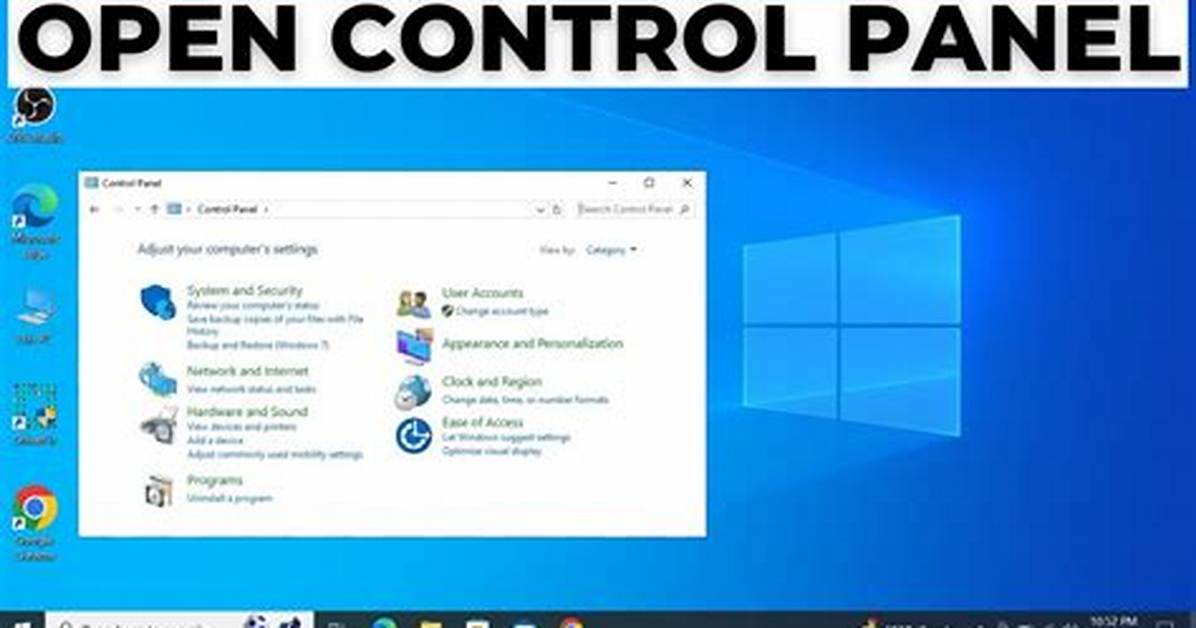 Question: How Do I Open Control Panel in Ubuntu?