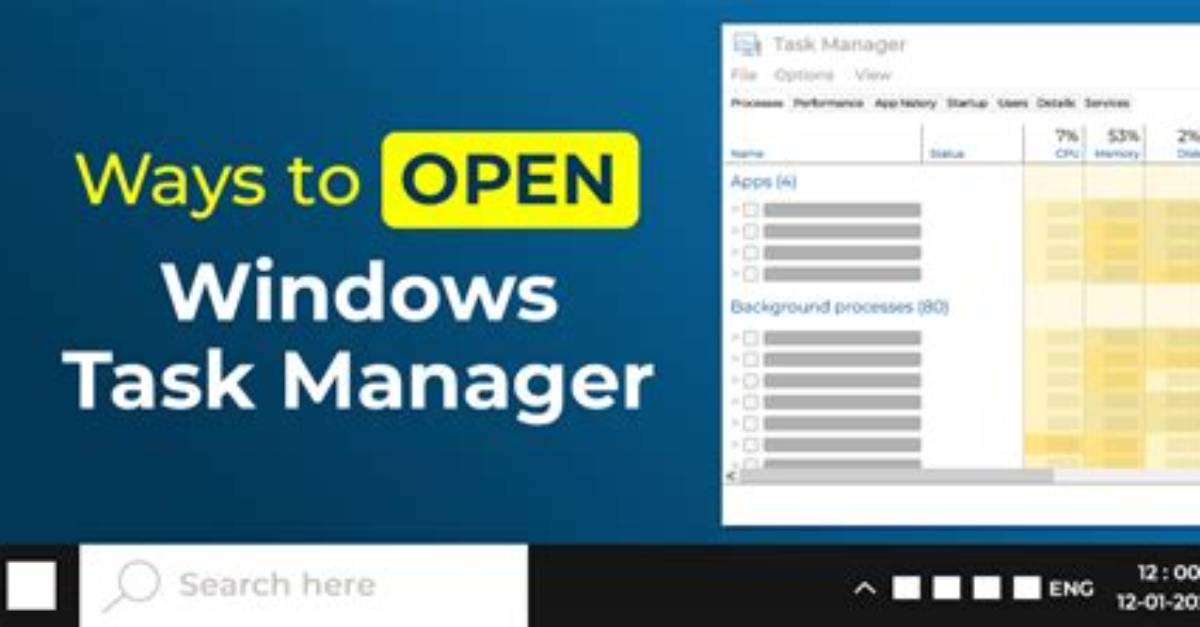 Question: How Do I Open Task Manager in Windows 10 with Keyboard?