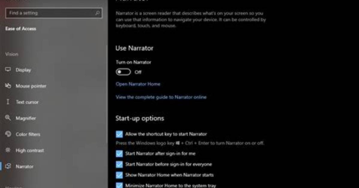 Question: How Do I Permanently Disable Narrator in Windows 10?