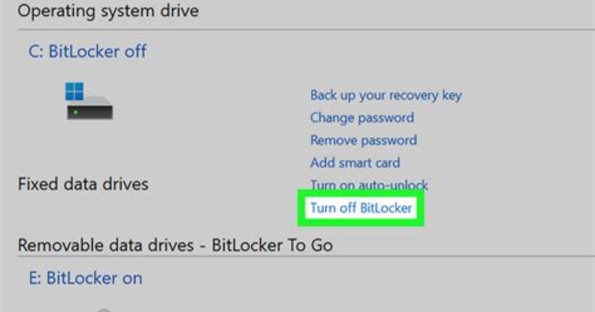 Question: How Do I Remove Bitlocker from Windows 7 Without Password?