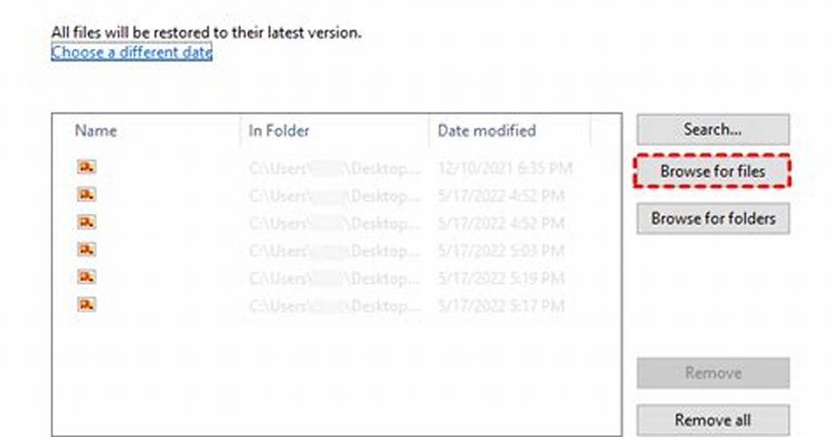 Question: How Do I Restore Recent Files in Windows 10?