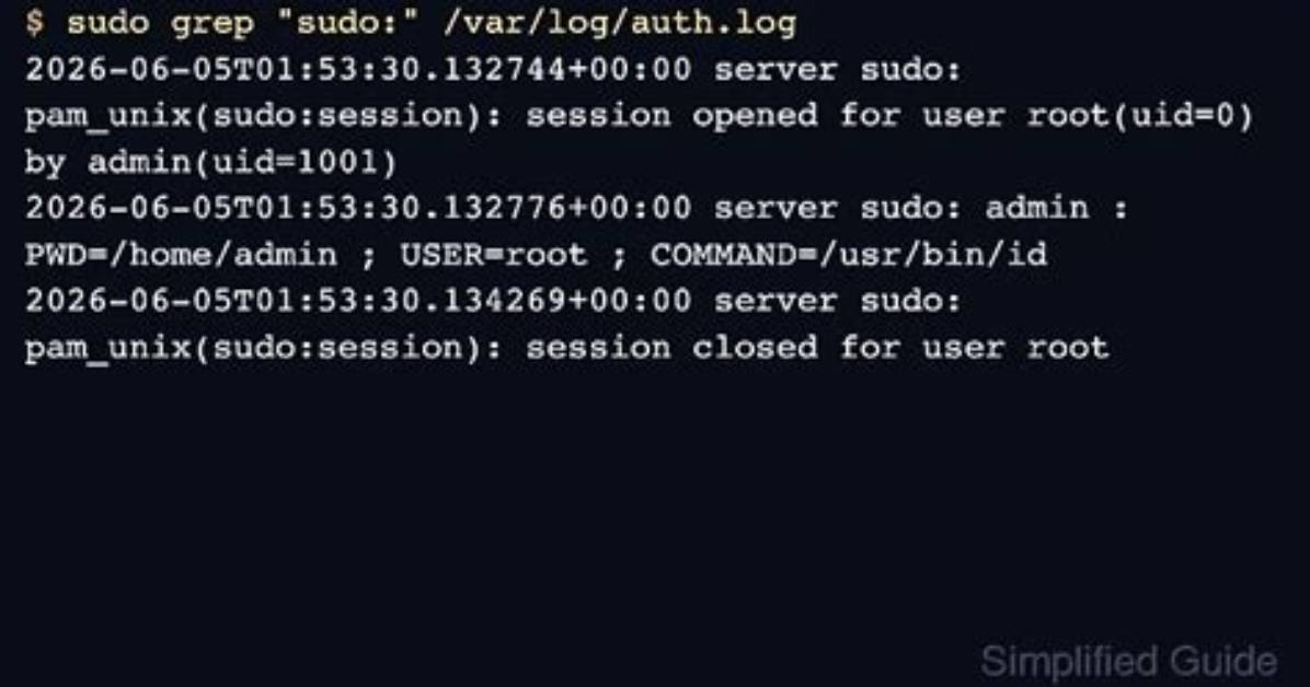 Question: How Do I See Sudo Logs in Linux?