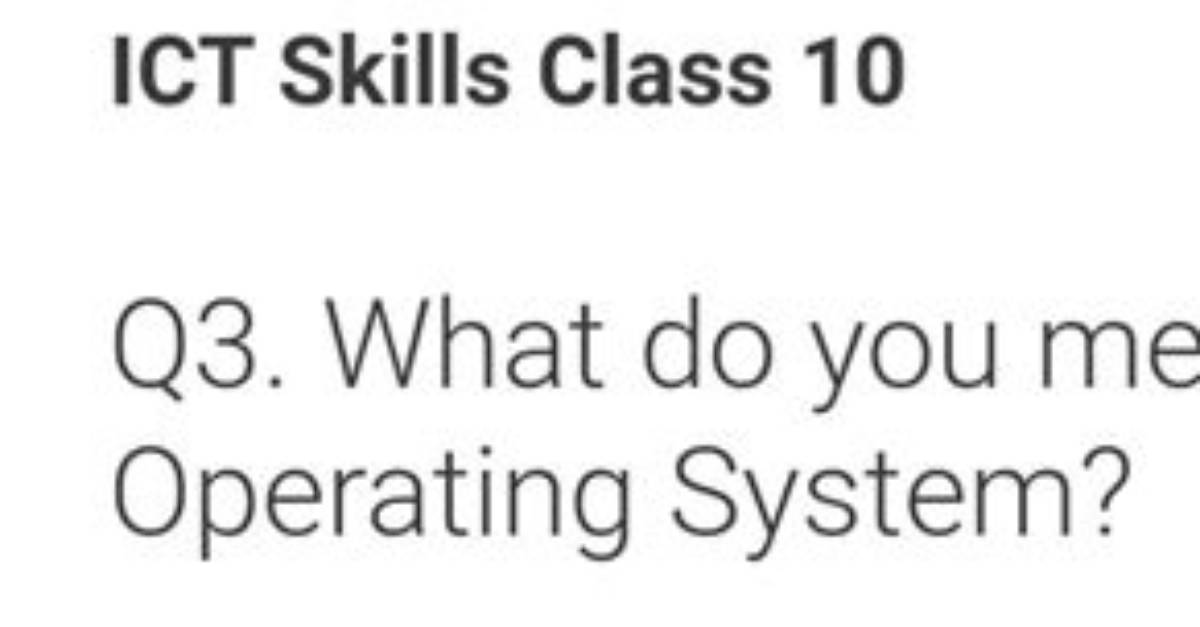 Question: How Do I Tell What Operating System I Have?
