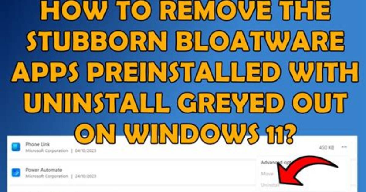 Question: How Do I Uninstall Stubborn Apps on Windows 10?