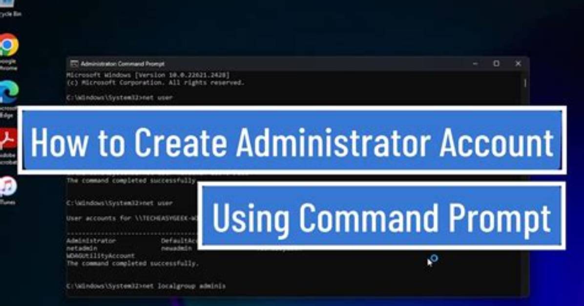 Question: How Do You Create an Administrator Account?