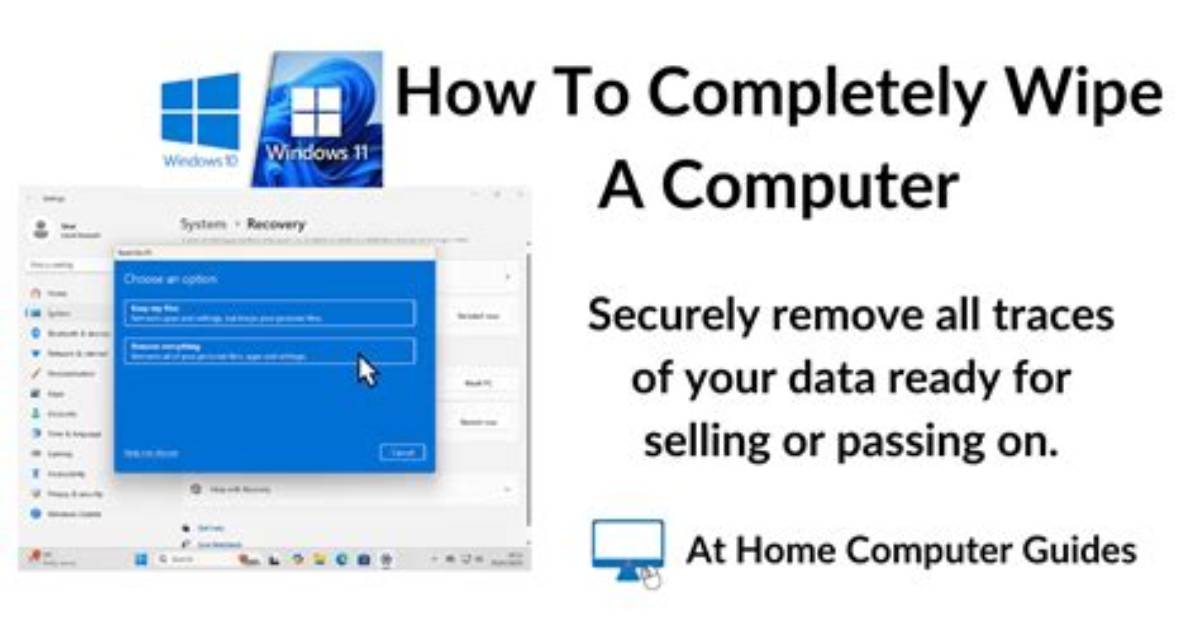 Question: How Do You Wipe a Windows Xp Computer?