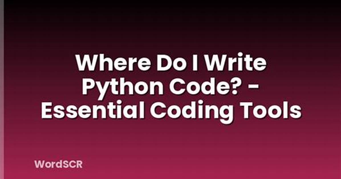 Question: How Do You Write Python Code in Linux Terminal?