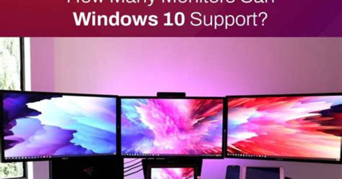 Question: How Many External Monitors Can Windows 10 Support?