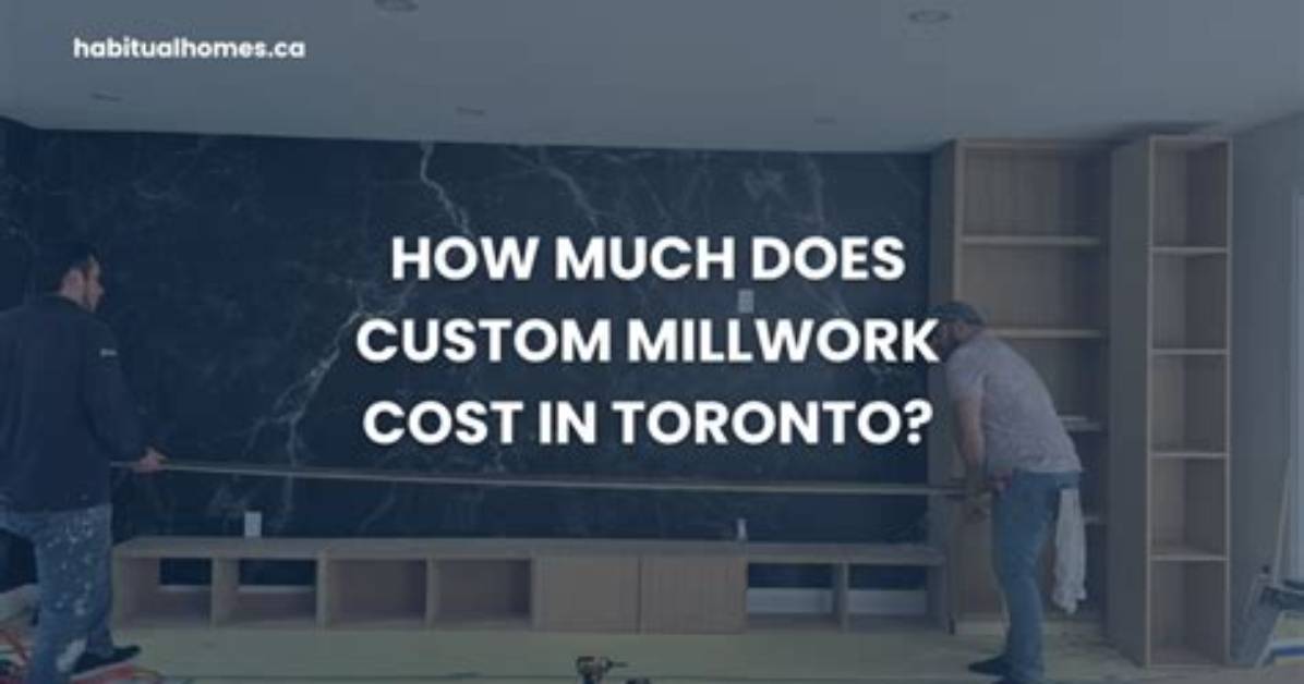 Question: How Much Does Millwork Cost