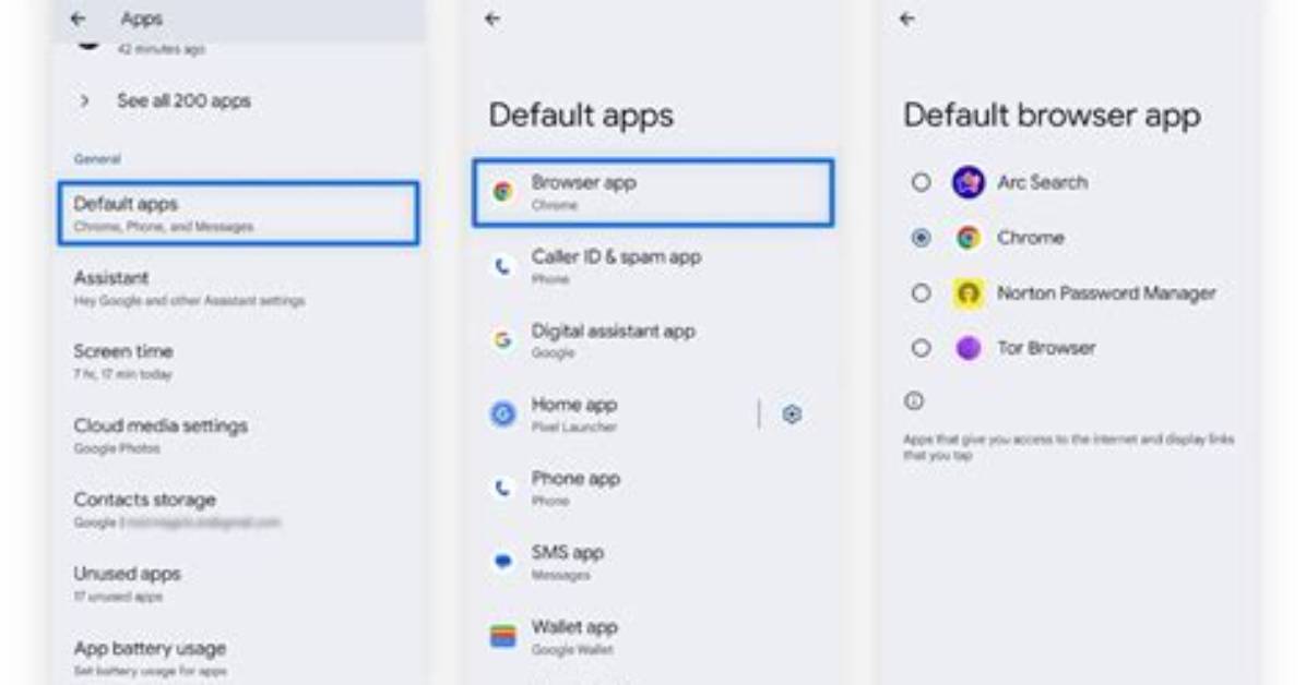 Question: How to Change Default Browser Android?
