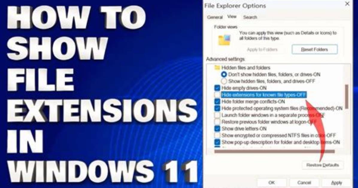 Question: How to Change File Extensions Windows 10?